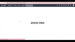 How To Create Custom Table Using Widget In Zoho CRM