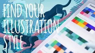 ILLUSTRATION Tutorial: COLOR TIPS to help YOU find your own ILLUSTRATION STYLE