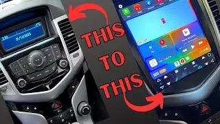 Step By Step How To Install A Tesla Android Radio In Your Vehicle  | Chevrolet Cruze Gen 1