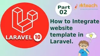 Laravel theme integration | Laravel setup step by step part-3 #laraveltutorial ,#laravel10