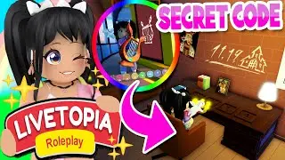 *HALL OF FAME - SECRET DOOR* CODE in LIVETOPIA Roleplay (roblox)