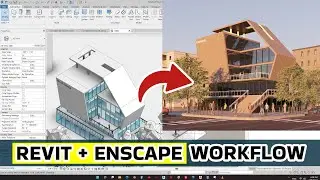 Revit+Enscape 3.3 - Exterior Render Tutorial - Workflow #15