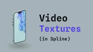 Create video textures in 3D - SplineLive