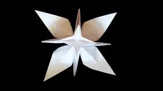 Необычный цветок оригами, Unusual flower origami