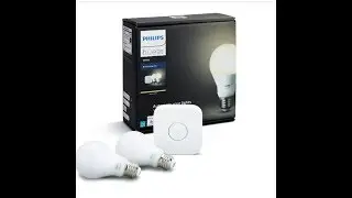 Phillips Hue White A19 60W Equivalent Dimmable Led Smart Bulb Stater Kit-Amazon