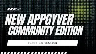 New Appgyver Community Edition First Impression