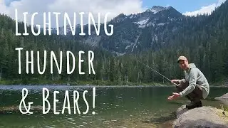 Getting SCARY in the BACKCOUNTRY! Solo Wilderness Trout Fishing Adventure