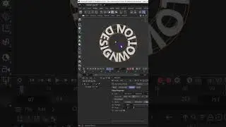 3д текст анимация в cinema 4d