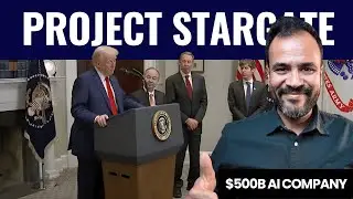 Trump's $500B Stargate AI Initiative with SoftBank, Oracle & OpenAI