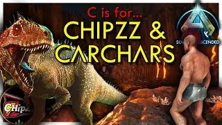 First time CARCHAR taming with special guest CHIPZZ! | A to Z challenge | Ark Survival Ascended