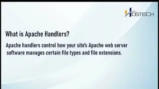 How To Configure and Create Custom Apache handlers in cPanel