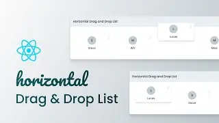 How To Create Horizontal Drag and Drop List in React JS