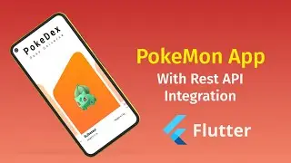 Pokemon App UI In Flutter using Rest API - Pokedex App with Custom Clipper In Flutter