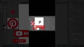 Pinterest Icon | Create Pinterest Logo Illustrator | Illustrator tips 