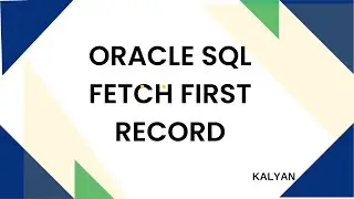 Oracle Interview Question and Answers, Oracle,Real time Scenarios, Fetch First Record from table