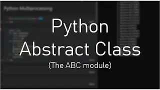 Abstract Base Class - Python