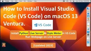 How to Install Visual Studio (VS Code) on macOS 13 Ventura