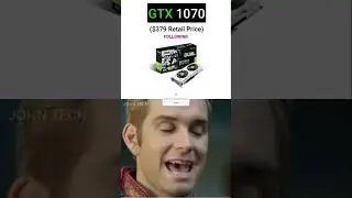 Ranking all GTX 10 series #nvidia #pcmemes #rankinggpus #gaming #shorts