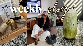 Vlog| Pre-fall H&M Haul, New in Home Decor, Everyday Makeup Routine, Lunch Date, PMS Journal, & More