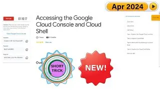[2024] Accessing the Google Cloud Console and Cloud Shell | 