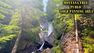 Libby Creek Montana RECREATIONAL GOLD Panning