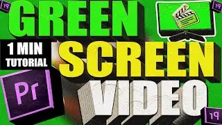 Adobe Premiere Pro - How To Add Green Screen Effect To Video Tutorial