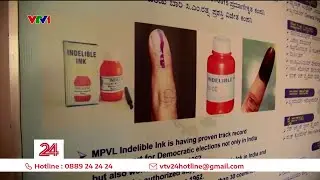 Loại mực đặc biệt chống gian lận bầu cử tại Ấn Độ | VTV24