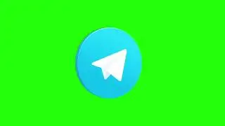 Telegram Logo Animation | Telegram Logo 3D | Free Green Screen Videos | Free Video | Siddam Bharat