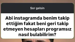 İnstagramda takipten çıkanları bulma yöntemi! ( Programsız, Ücretsiz )