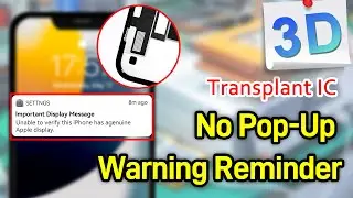 No Pop-Up Warning Reminder Important Display Message IC Solution for iPhone 11 12 13 series Screen