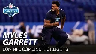 Myles Garrett (Texas A&M, DL) | 2017 NFL Combine Highlights