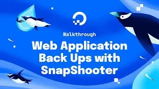 Web Application Back Ups with SnapShooter