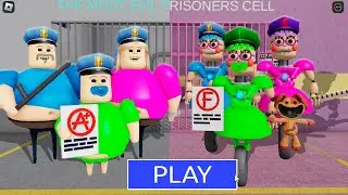 NEW UPDATE! BARRY Family Vs ANI-TRON Family in BARRY'S PRISON RUN! New Scary Obby #Roblox