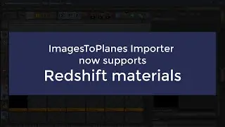 Images To Planes Importer with Redshift support