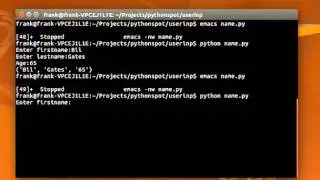 Learn Python - keyboard input
