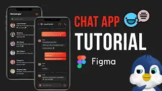 [Beginner UI Design] Making a Mobile Chat App Tutorial in Figma, Step by step.. Not Speed up..