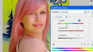 Tutorial Photoshop CS4 - Come cambiare il colore dei capelli