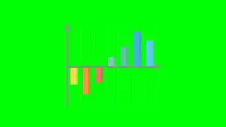 Increasing And Decreasing Graph Animation Video On Green screen | non copyrighted footage | NCF