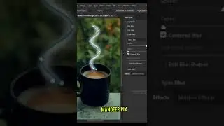 Tea cup steam in photoshop | Add Smoke to coffee in photoshop