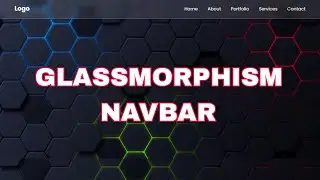 Glass Navbar HTML  CSS