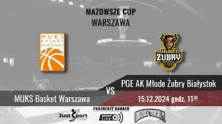 MUKS Basket Warszawa - PGE Akademia Koszykówki Młode Żubry Białystok