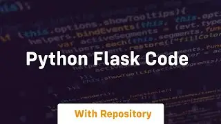 python flask code