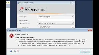 how to fix Could not open a connection to SQL Server in sql server management studio 2017