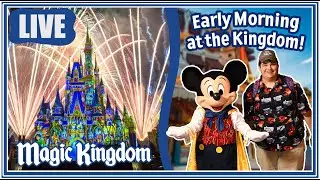 🔴Live: Early Rope Drop Morning at Magic Kingdom and Disney Springs!  - Disney World Livestream