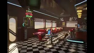 [Unreal Engine] AtomPunk Post-Apocalyptic Diner