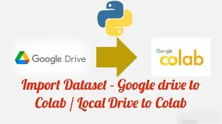 Google Colab dataset upload from Google Drive - Python