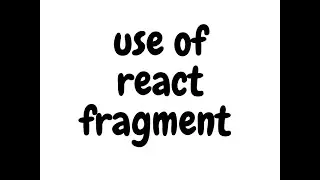 use of react fragment || priyog educational || in hindi