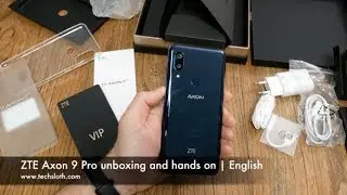 ZTE Axon 9 Pro unboxing and hands on | English