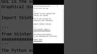 SQRT Calculator GUI with tk.Canvas tk.Entry tk.Button tk.Label in Python Import Directives Part 2