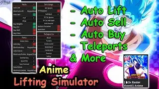 Roblox Anime Lifting Simulator Script - AUTO FARM GUI 2022